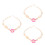 3Pièces Bracelets Femme Style Plage 4