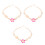 3Pièces Bracelets Femme Style Plage 2