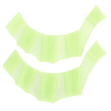 Silicone Swimming Handcuffs Flippers Finger Webbed Gloves Green M