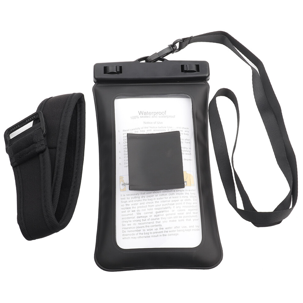 Floating Waterproof Phone Pouch Ipx8 Rated Touchscreen Window Universal Fit With Adjustable Lanyard And Super Sealability Perfect For Outdoor Water 9138057909029