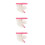 3Pièces Gabarits Nail Art Plastique Multi 48 8