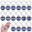 3Ensembles Marqueurs Numérotés Métalliques Pour Organisation 1
