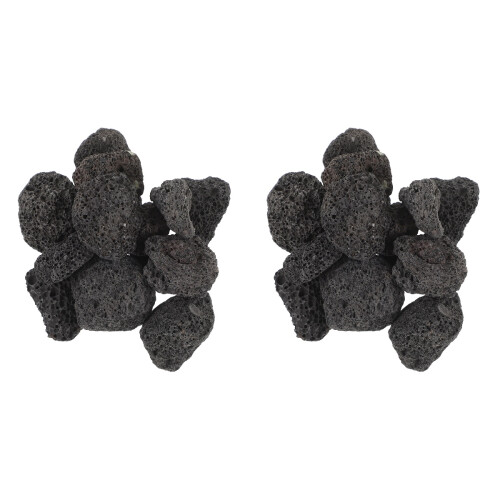 2Pièces Pierres Volcaniques Décoratives Pour Aquarium Pots 2