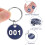 3Ensembles Marqueurs Numérotés Métalliques Pour Organisation 6