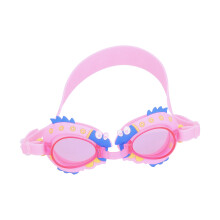 Kids Swim Goggles Anti Fog Swimming Goggles For Youth With Adjustable Belt And Comfortable Silicone Material, Lovely Cartoon Design Waterproof Pool Go