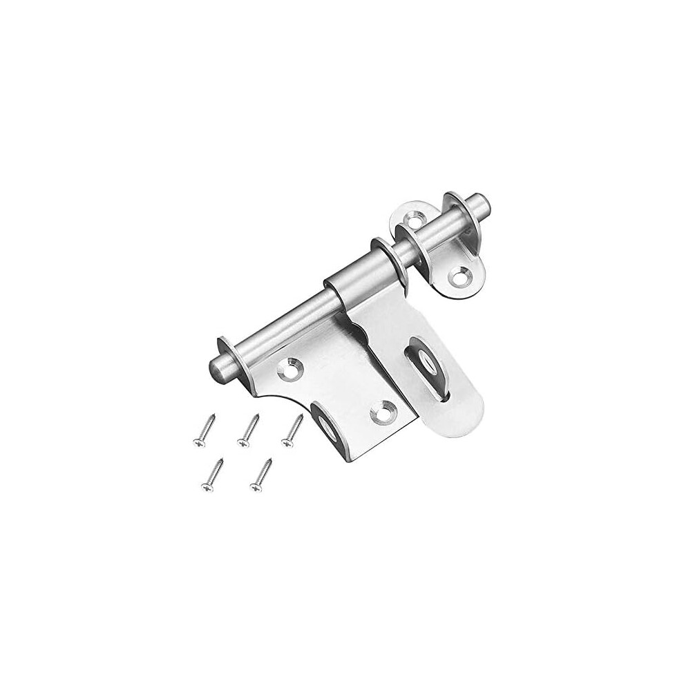 Privacy Fence Latches With Strong And Durable Stainless Steel, Safety And Privacy Slide Gate Latch For Gates, Doors, Cabinets, Easy Installation 9004841648224