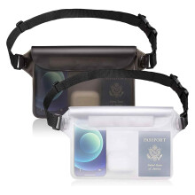 2pcs Pvc ,Mobile Phone Rafting Crossbody Waterproof Bag, Swimming Equipment, Outdoor Travel Holiday Essential Bag
