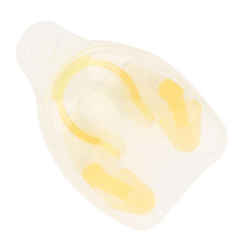 Silicone Swimming Ear Plugs & Nose Clip Waterproof Set for Surf Diving Yellow