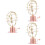 3Pièces Métal Décor Enfants Jeu 6
