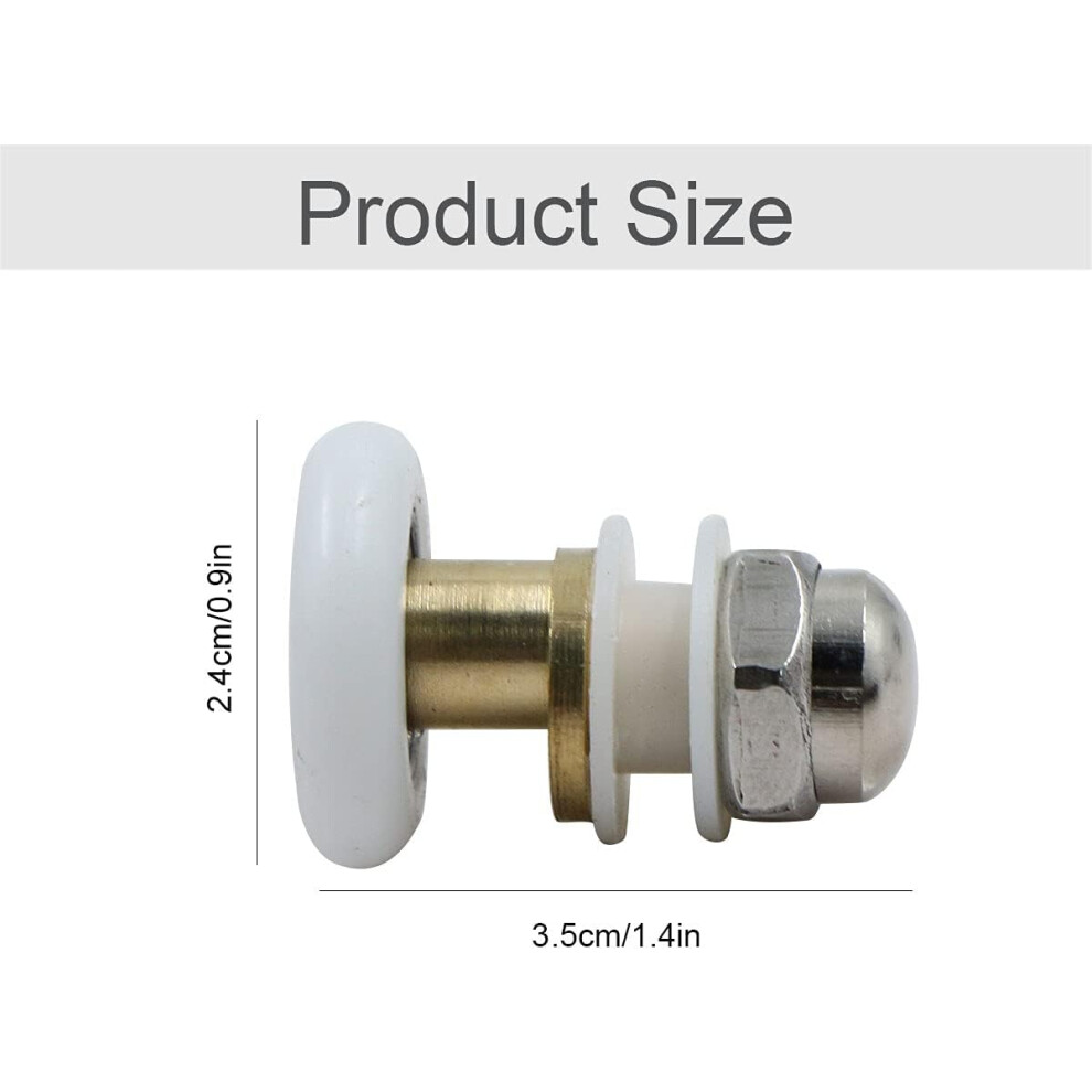 Practical Hardware Addition, Glass Door Compatibility, Strong Load Bearing And Quiet Stability For Shower Door Rollers Replacement 9169997204875