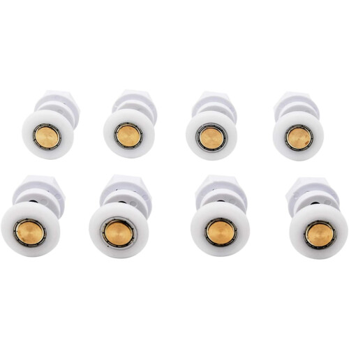 Replacement Shower Door Rollers, Stainless Steel Smooth Sliding, Easy Installation, Versatile Usage, 4Pcs Ultra-Quiet Bathroom Accessories 2