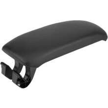 Consola reposabrazos de cuero para Audi A3, que ofrece protección contra la suciedad y un aspecto lujoso, cuenta con material de cuero negro para