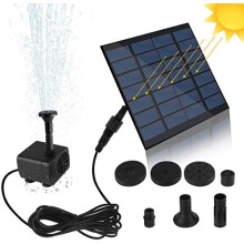 Pompa per cascata solare efficiente, fontana da giardino con tecnologia a trasmissione diretta, filtri per pompe per acquario per uso sommergibile,