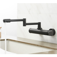 Eleganter Topffüller für Ihre Küche, bleifreie Konstruktion aus massivem Messing für sicheres Trinkwasser, Keramikscheibenventil für