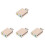 4Pièces Son USB Or, Adaptateur Audio 3.5mm, Aluminium Résistant 2