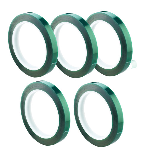 10Pièces Ruban Vert Auto Haute Température Isolation Protection Pcb