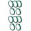 10Pièces Ruban Vert Auto Haute Température Isolation Protection Pcb 5