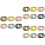 54Pièces Crochets Ressort Métal Multicolores DIY 6
