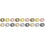 54Pièces Crochets Ressort Métal Multicolores DIY 4