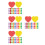 432Pièces Cœurs En Colorés Notes Tableau Décorations Scolaires 5