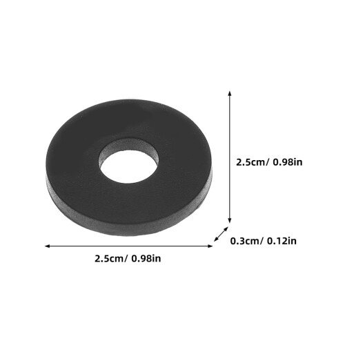 48Pièces Bloc Silicone Pour Guitare Et Basse Noire 1