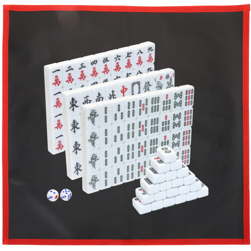 2Ensembles Jeu De Mahjong Mini Portable En Mélamine , Kids 2
