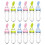 12Pièces Flacons Repas Bébé Silicone Multicolores Faciles À Nettoyer 5