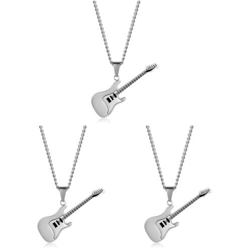3Pièces Pendentif Argenté Unisexe 1