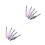 20Pièces Accessoires Pliables Brosse Sourcils Nylon 8