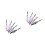 20Pièces Accessoires Pliables Brosse Sourcils Nylon 7