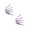20Pièces Accessoires Pliables Brosse Sourcils Nylon 6