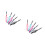 20Pièces Accessoires Pliables Brosse Sourcils Nylon 5