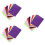30Pièces Tissu Feutre Coloré Auto-Adhésif Pour 7