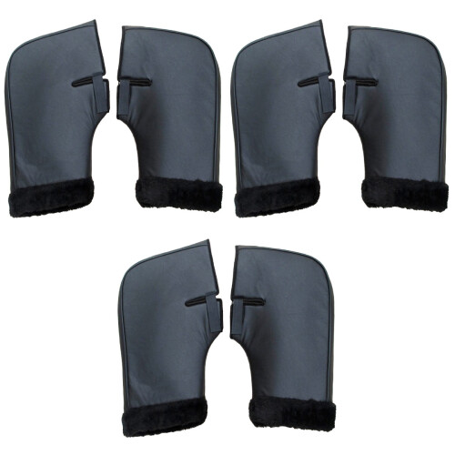 3Paires Cyclisme Noir Isolants Pour Scooter Imperméables 2