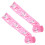 2 Rolls Easter Decorating Ribbon Polyester Craft-pink hare 1