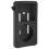 2Pièces Sleeve Silicone Noir Pour Audio Anti-Collision Élégant 10