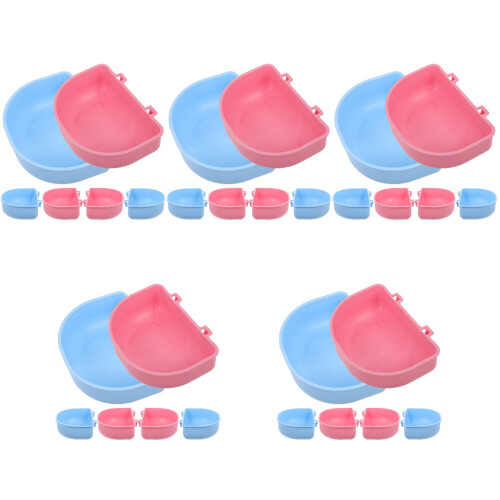 30Pièces Bols Rat Usage Accessoires Pet Colorés 2