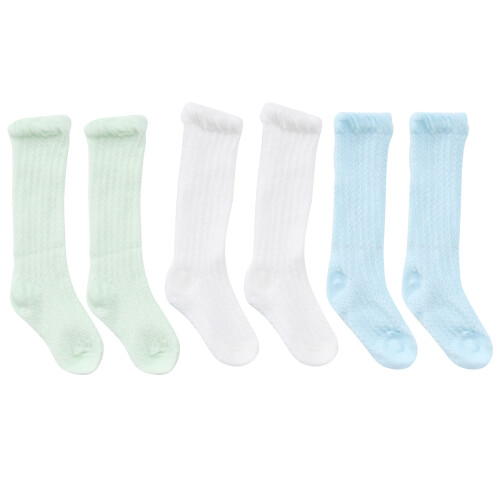 9Paires Bébé Longues Coton Aérée