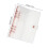 2Pièces Protège- A5 Rose Or PVC Portable Résistant 3