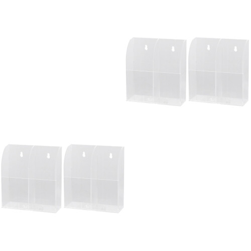 4Pièces Support Mural Télécommande Transparent Résistant 2