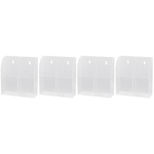 4Pièces Support Mural Télécommande Transparent Résistant 1