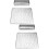 2Pièces Coussin Poignet Argenté PU Cuir Support Stable Pour 7