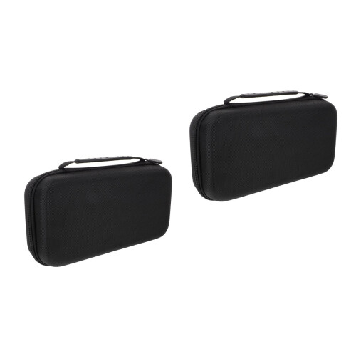 2Pièces Sac De Rangement Microphones Noir Et Durable Pour Voyage 2