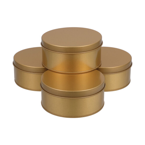 8Pièces Boîtes Métal Conteneurs Rangement Biscuits 1