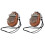 2Pièces Kalimba Pouce Bois Solide 8 Clés Instrument Compact Multi Ton 4