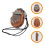 2Pièces Kalimba Pouce Bois Solide 8 Clés Instrument Compact Multi Ton 11