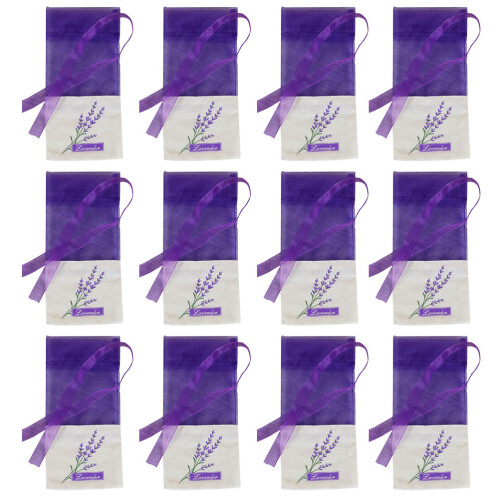 3Ensembles Sachets Séchée Textile Violet Maison