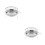 2Pièces Grill Bbq Pliable Acier Argent Usage Extérieur Compact 4