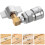 4Pièces Air Rapide Métal Argent Pour Usage Auto 10