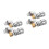 4Pièces Air Rapide Métal Argent Pour Usage Auto 5